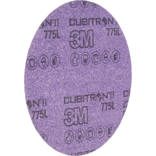 Cubitron II Hookit 775L Series Film Disc, 6" Dia., 240+ Grit, Ceramic, 3 mils Southpoint Industrial Supply