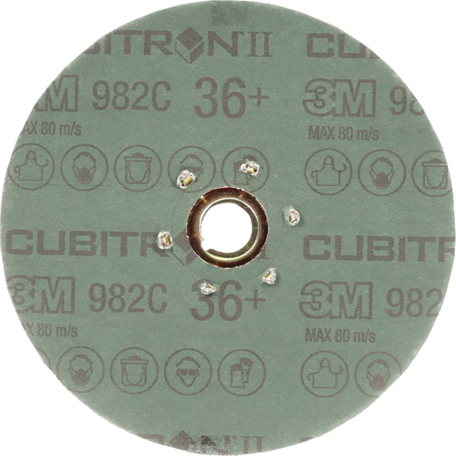 Disque en fibre 982C Cubitron II, C&eacute;ramique, 36+, 5" Dia Southpoint Industrial Supply