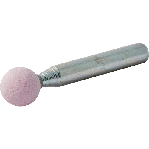 Vitrified Bond Mounted Point, B122, Aluminum Oxide, 3/8" Dia., 3/8" L, 80 Grit Southpoint Industrial Supply