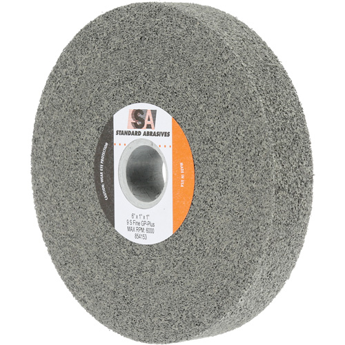 Meule &agrave; usage g&eacute;n&eacute;ral Standard Abrasives, 6" x 1", Arbre de 1", Carbure de silicium Southpoint Industrial Supply