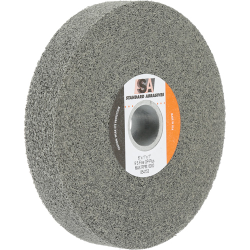 Meule &agrave; usage g&eacute;n&eacute;ral Standard Abrasives, 6" x 1", Arbre de 1", Carbure de silicium Southpoint Industrial Supply