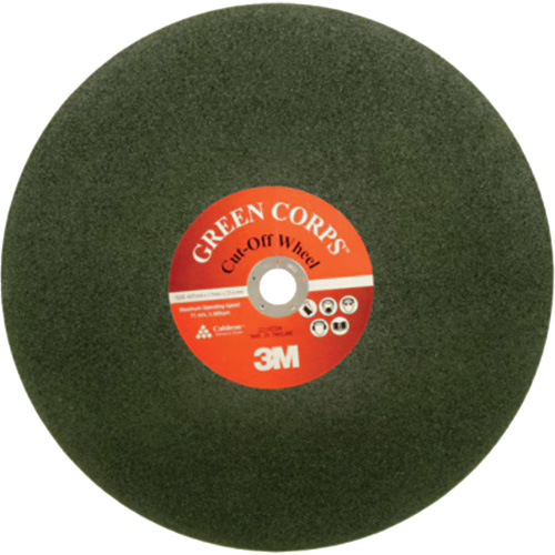 Green Corps Cut Off Wheel, 16" x Ceramic, 20000 RPM Southpoint Industrial Supply