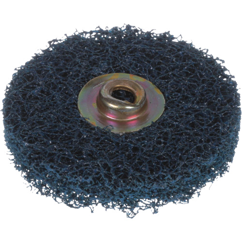Quick Change Buff and Blend HS Disc, 2" Dia., Medium Grit, Aluminum Oxide Southpoint Industrial Supply