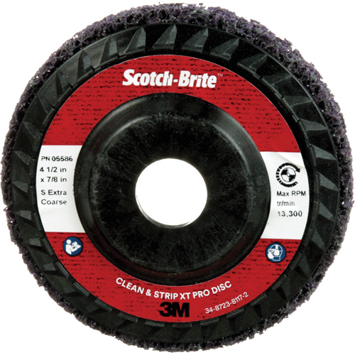 Scotch-Brite Clean and Strip XT Pro Disc XO-DC, 4-1/2" Dia., Extra Coarse Grit, Silicon Carbide Southpoint Industrial Supply