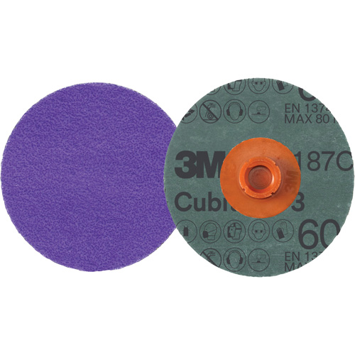 Cubitron 3 Roloc Fibre Disc, 4" Dia., 60+ Grit, Ceramic Southpoint Industrial Supply