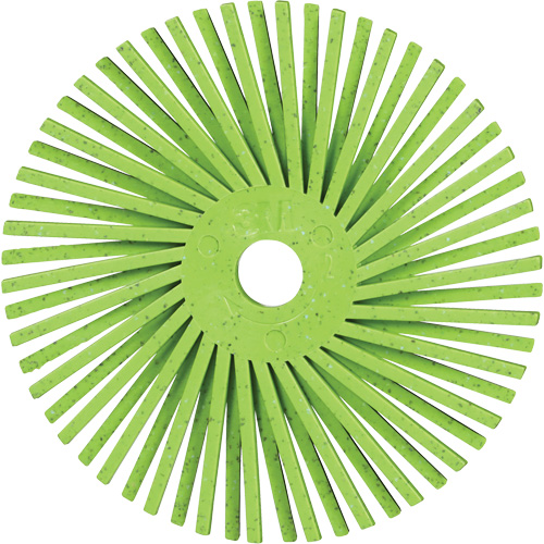 Brosse radiale en soies de pr&eacute;cision type A PN-RB Scotch-Brite , C&eacute;ramique, Grain 50+, 3" dia. Southpoint Industrial Supply