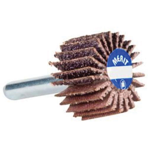 Mini Flap Wheel, Aluminum Oxide, 80 Grit, 1-1/2" x 1-1/2" x 1/4" Southpoint Industrial Supply