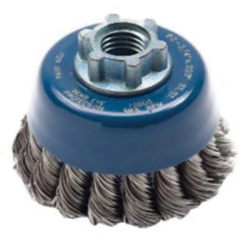 Brosse-boisseau &agrave; fils nou&eacute;s, 2-3/4" dia. x 5/8"-11 arbre Southpoint Industrial Supply