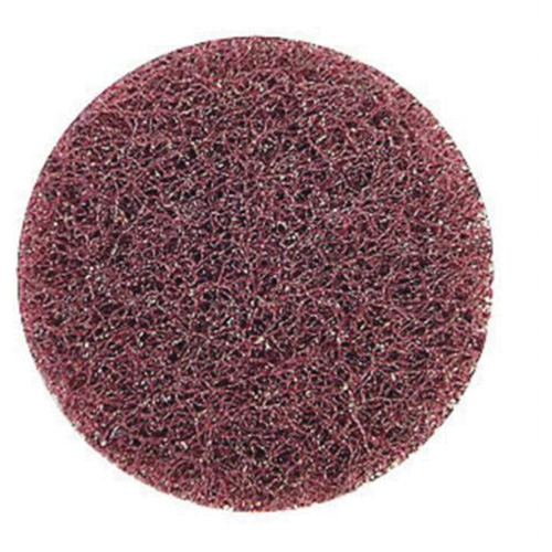Disque de polissage non tiss&eacute; &agrave; remplacement rapide tr&egrave;s r&eacute;sistant Bear-Tex, 2" dia., Grain Moyen, Oxyde d'aluminium Southpoint Industrial Supply