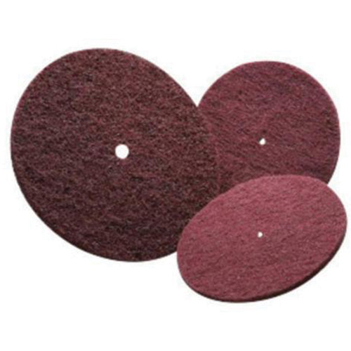 Disque non tiss&eacute; tr&egrave;s r&eacute;sistant Bear-Tex, 6" dia., Grain Tr&egrave;s fin, Oxyde d'aluminium Southpoint Industrial Supply