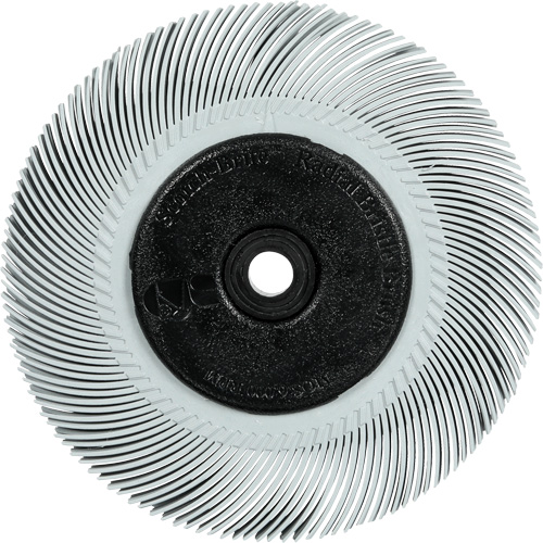Scotch-Brite Type C Precision Radial Bristle Brush PN-RB with Keyway Core, Ceramic, 120+ Grit, 6" Dia. Southpoint Industrial Supply