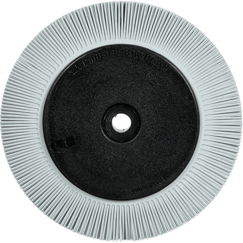 Scotch-Brite Type S Precision Radial Bristle Brush PN-RB with Flange, Ceramic, 120+ Grit, 8" Dia. Southpoint Industrial Supply