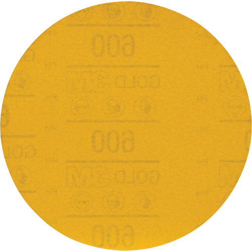 Hookit Gold Abrasive Disc 09260, 6" Dia., 600 Grit, Aluminum Oxide, C-Weight Southpoint Industrial Supply
