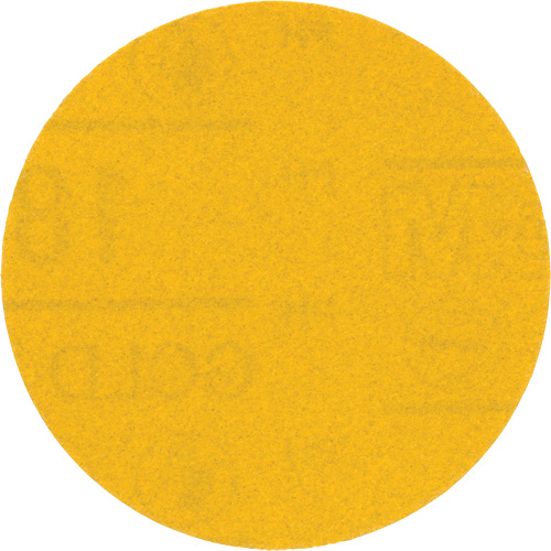 Hookit Gold Abrasive Disc, 09213, 3" Dia., 180 Grit, Aluminum Oxide, C-Weight Southpoint Industrial Supply