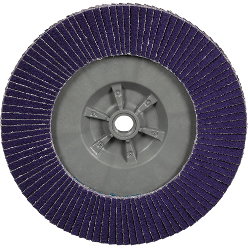Disque &agrave; lamelles conique 1169F Cubitron 3 &agrave; changement rapide, 7" x 5/8"-11, Type T29, Grain 40+, C&eacute;ramique Southpoint Industrial Supply