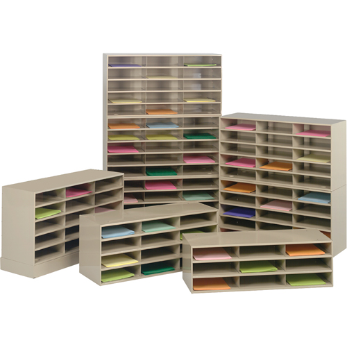 Organisateurs de donn&eacute;es, Stationnaire, 9 fentes, Acier, 33-3/4" la x 11-5/8" p x 10-3/4" h Southpoint Industrial Supply