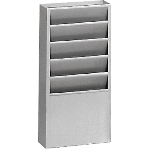 Pr&eacute;sentoirs, Stationnaire, 5 fentes, Acier, 9-3/4" la x 4-1/8" p x 21" h Southpoint Industrial Supply