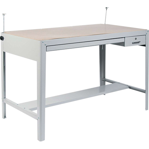 Base pour table &agrave; dessin de pr&eacute;cision, 56-3/8" la x Gris Southpoint Industrial Supply
