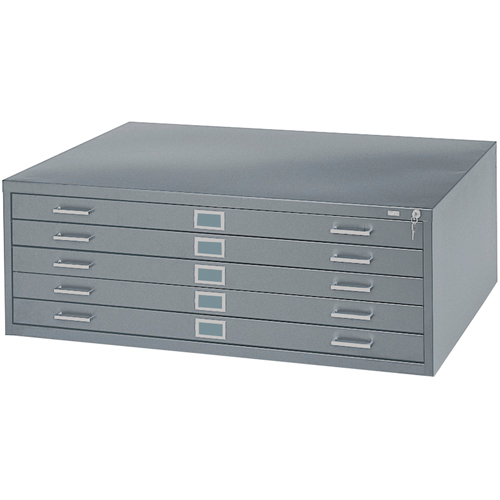 Steel Plan Files, 5 Drawers, 40-3/8" W x 29-3/8" D x 16-1/2" H Southpoint Industrial Supply