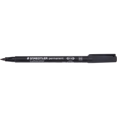 Lumocolor&reg; Permanent Marker, Medium, Black Southpoint Industrial Supply
