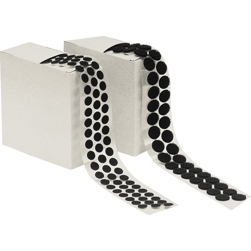 Attache en rondelle, Crochet, 1/2" dia., Adh&eacute;sif, Noir Southpoint Industrial Supply