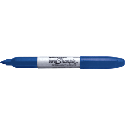 Permanent Markers - Super, Blue, Fine Tip Southpoint Industrial Supply