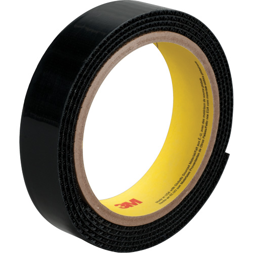 Fixation SJ3527N, Boucle, 50 vg x 1", Adh&eacute;sif, Noir Southpoint Industrial Supply