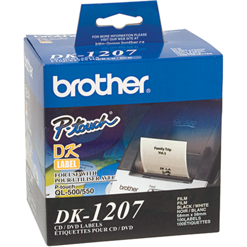 DK Series Die Cut Round CD/DVD Labels Southpoint Industrial Supply