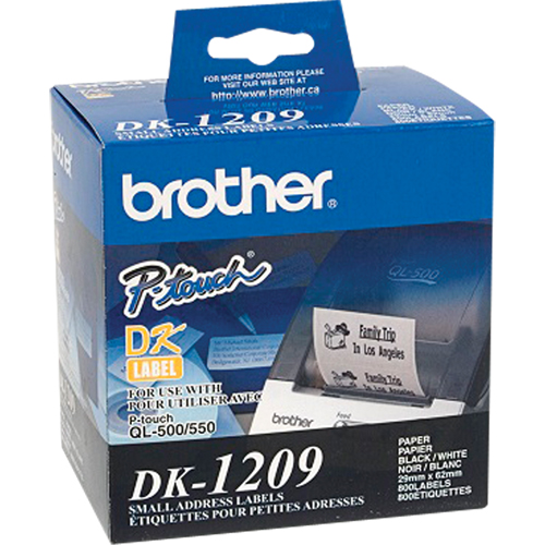 DK Series Address Labels, 1-1/8" W x 2-1/2" L, White Southpoint Industrial Supply