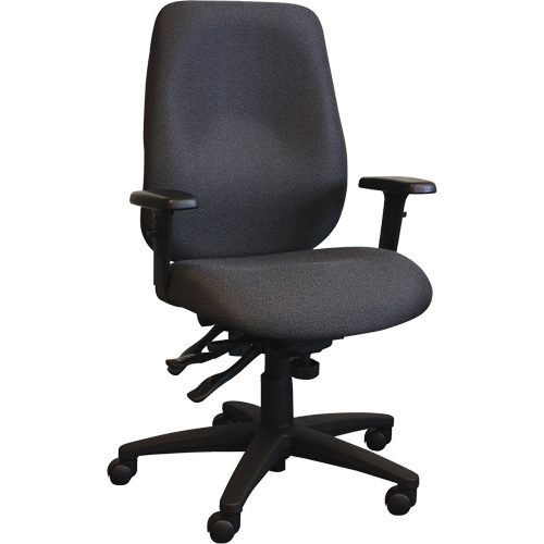 Cierra Ergonomic Chairs, Fabric, Black, 275 lbs. Capacity Southpoint Industrial Supply