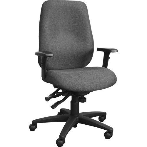 Cierra Ergonomic Chairs, Fabric, Grey, 250 lbs. Capacity Southpoint Industrial Supply