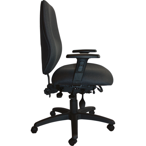 Cierra Heavy Duty Ergonomic Chairs, Fabric, Black, 400 lbs. Capacity Southpoint Industrial Supply