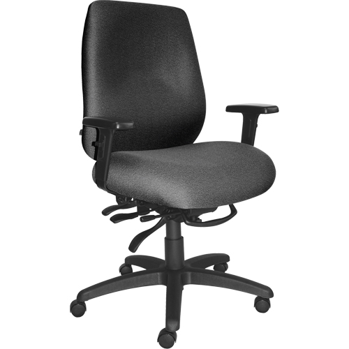 Chaises ergonomiques robustes Cierra , Tissu, Gris, Capacit&eacute; 400 lb Southpoint Industrial Supply