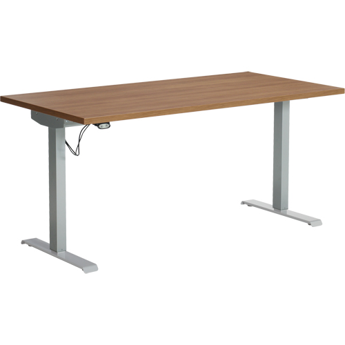 Foli Height Adjustable Tables, Stand-Alone Desk, 44-4/5" H x 60" W x 30" D, Cherry Southpoint Industrial Supply