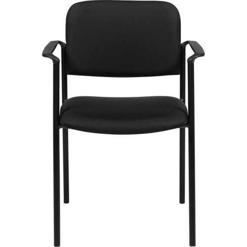 Chaises empilables, Tissu, Hauteur 32", Capacit&eacute; 300 lb, Noir Southpoint Industrial Supply