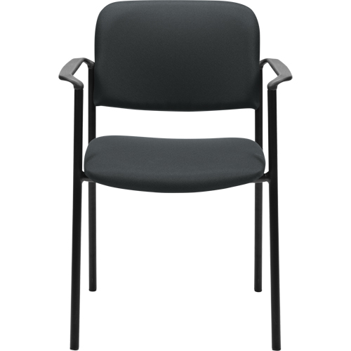Stacking Chairs, Fabric, 32" High, 300 lbs. Capacity, Charcoal Southpoint Industrial Supply