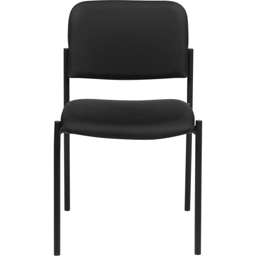 Chaises sans accoudoirs empilables, Tissu, Hauteur 32", Capacit&eacute; 300 lb, Noir Southpoint Industrial Supply