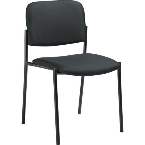 Chaises sans accoudoirs empilables, Tissu, Hauteur 32", Capacit&eacute; 300 lb, Charbon Southpoint Industrial Supply