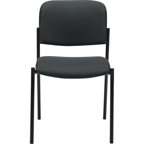 Chaises sans accoudoirs empilables, Tissu, Hauteur 32", Capacit&eacute; 300 lb, Charbon Southpoint Industrial Supply