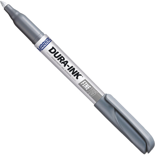 Dura-Ink&reg; #15 Permanent Marker, Silver, Fine Tip Southpoint Industrial Supply
