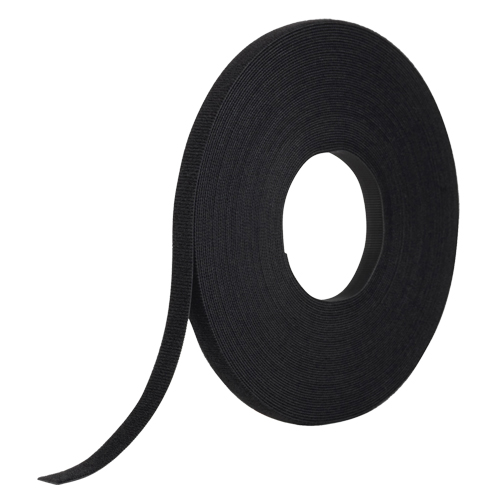 One-Wrap&reg; Fastener Tape, Hook & Loop, 25 yds x 1/2", Self-Grip, Black Southpoint Industrial Supply