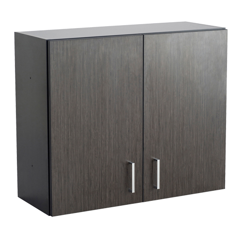 Armoire modulaire murale, 30" h x 36" la x 15" p, 1 tablettes, M&eacute;lamine, Nuit d'Asie/noir Southpoint Industrial Supply