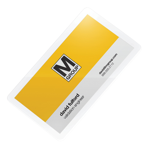 Pochettes lamin&eacute;es pour cartes d'affaires Swingline UltraClear Southpoint Industrial Supply