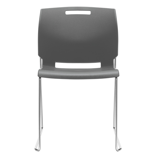 Chair, Plastic, 32-1/2" High, 300 lbs. Capacity, Grey Southpoint Industrial Supply