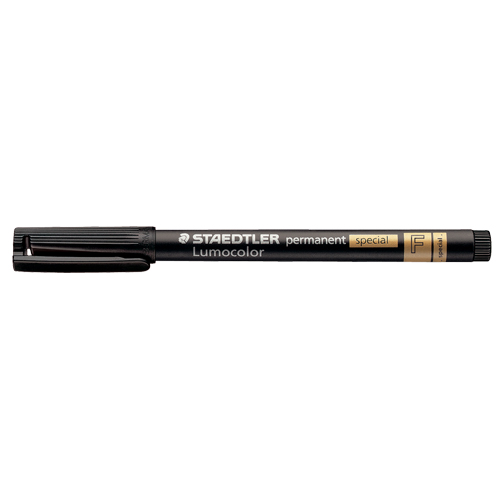 Lumocolor&reg; Permanent Marker, Black, Fine Tip Southpoint Industrial Supply
