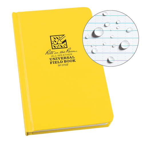 Bound Book, Hard Cover, Yellow, 160 Pages, 4-5/8" W x 7-1/4" L Southpoint Industrial Supply