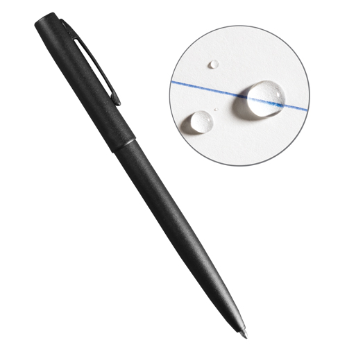 All-Weather Metal Pen, Blue, 0.8 mm, Retractable Southpoint Industrial Supply