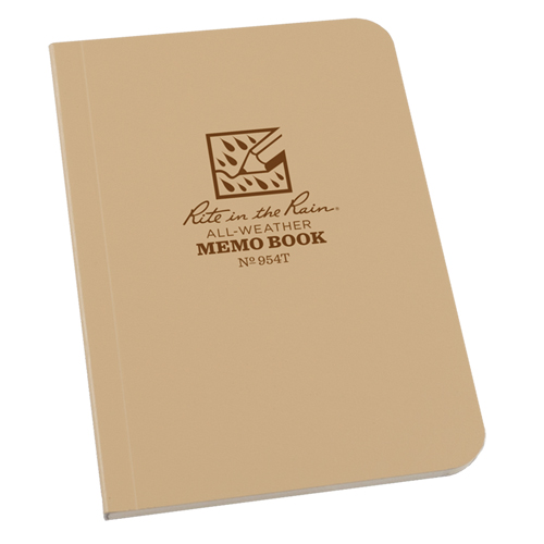 Livre m&eacute;mo, Couverture souple, Havane, 112 Pages, 3-1/2" , 5"  Southpoint Industrial Supply