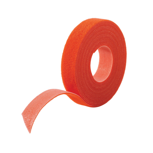 One-Wrap&reg; Cable Management Tape, Hook & Loop, 25 yds x 5/8", Self-Grip, Orange Southpoint Industrial Supply