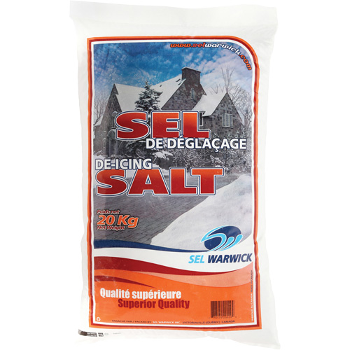 Ice Melting Salt, 44.1 lbs. (20 kg), Bag, -10°C (14°F) Southpoint Industrial Supply